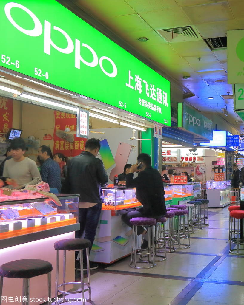 Oppo手機在中國上海市場的電子產(chǎn)品銷售現(xiàn)狀